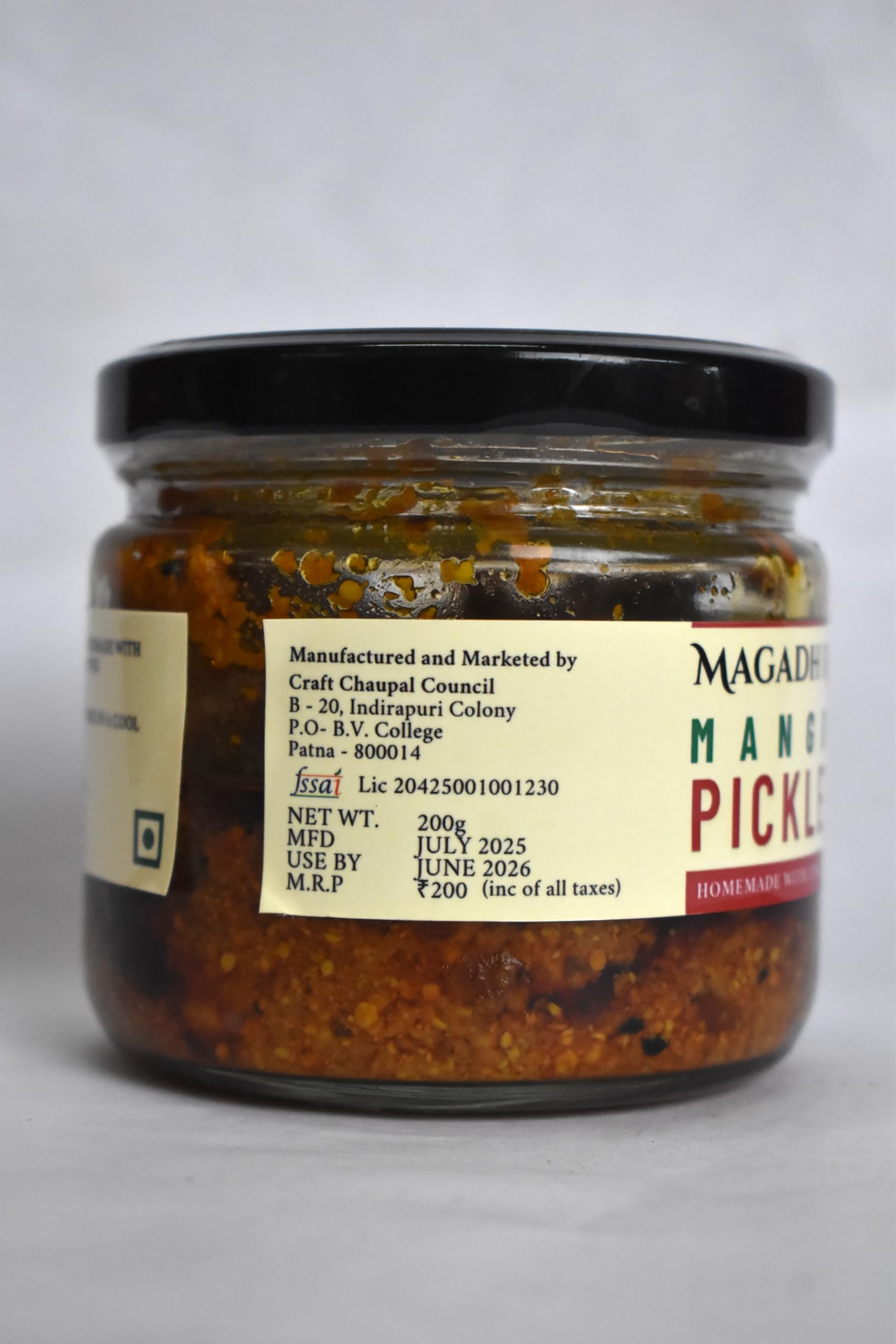 Magadh Recipe Mixed Pickle, 250g, Homemade Traditional Style - Image 2 thumbnail