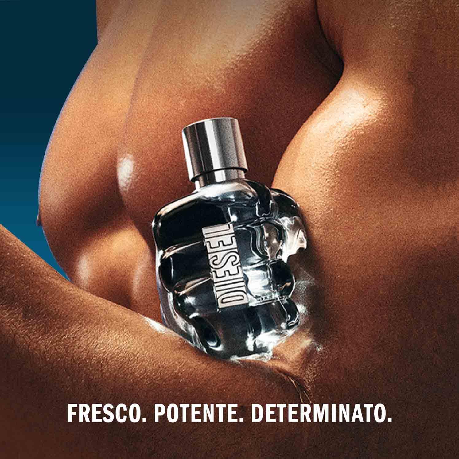 Diesel Only The Brave Eau de Toilette Uomo, Profumo Uomo Fresco e Potente, Fragranza Legnosa Agrumata, Note di Limone, Rosmarino e Ambra, A Lunga Durata, Profumo di Lusso per Uomo