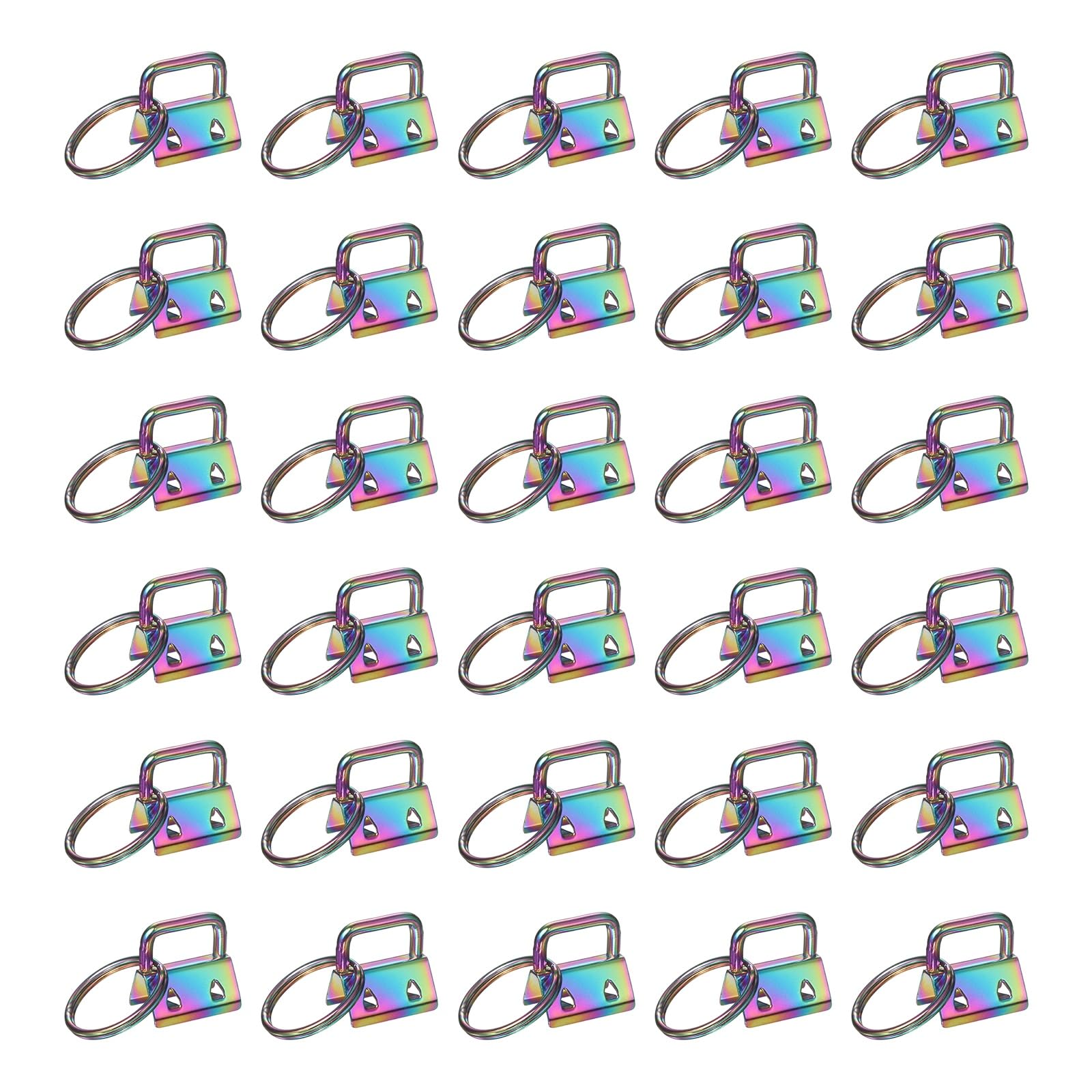Fermoirs dragonnes avec porte-clés 20mm pour la fabrication de cordons de téléphone et de sacs