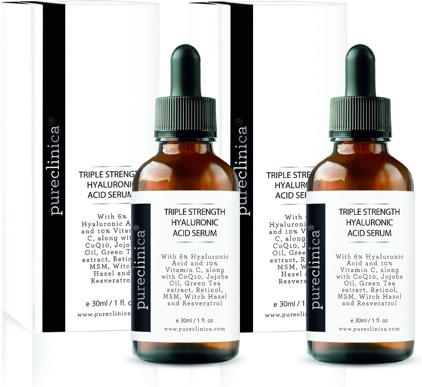 TRIPLE STRENGTH HYALURONIC ACID SERUM 6 Strength Double Weight, easy