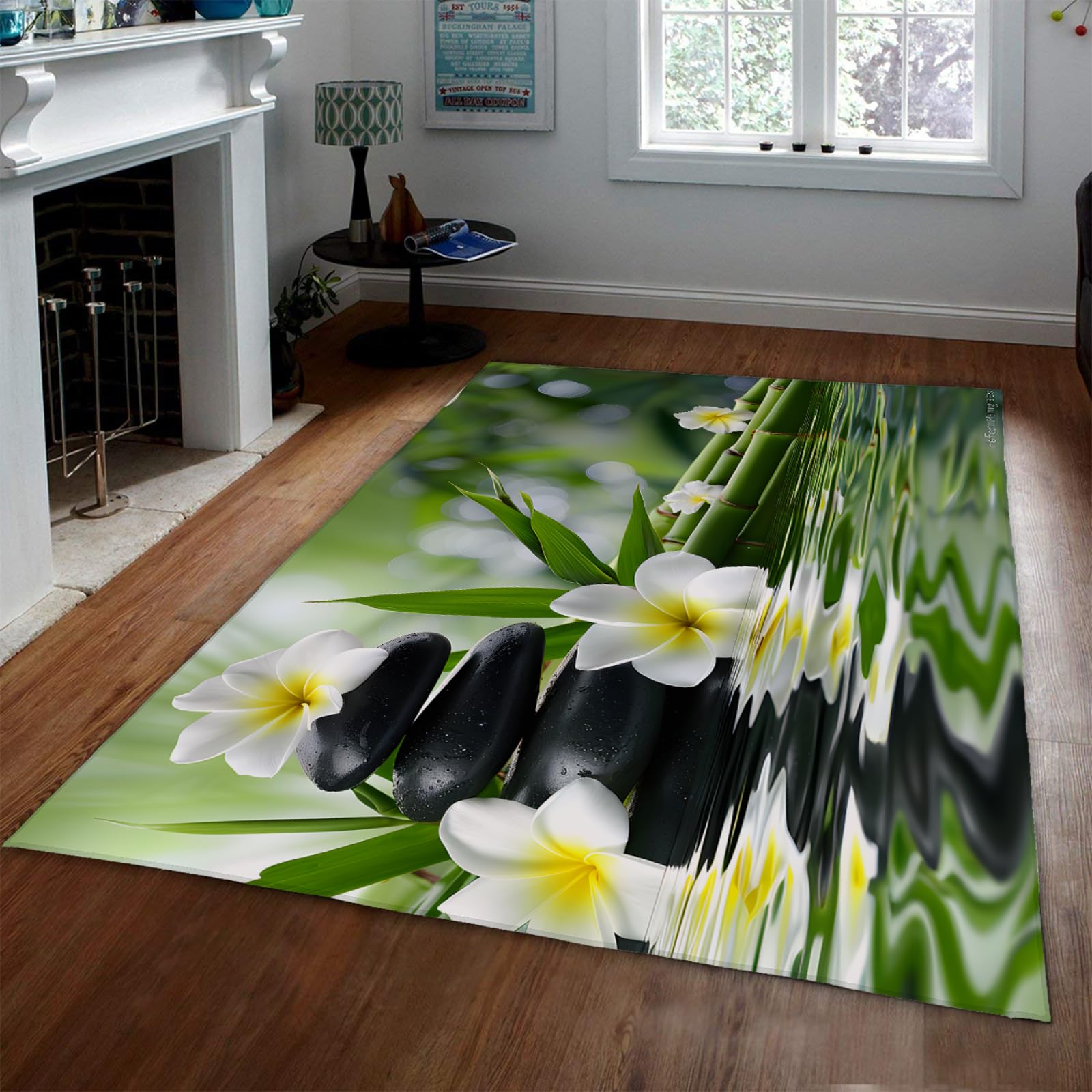 Tapis de méditation nature 120x200cm pour un espace spa serein à la maison