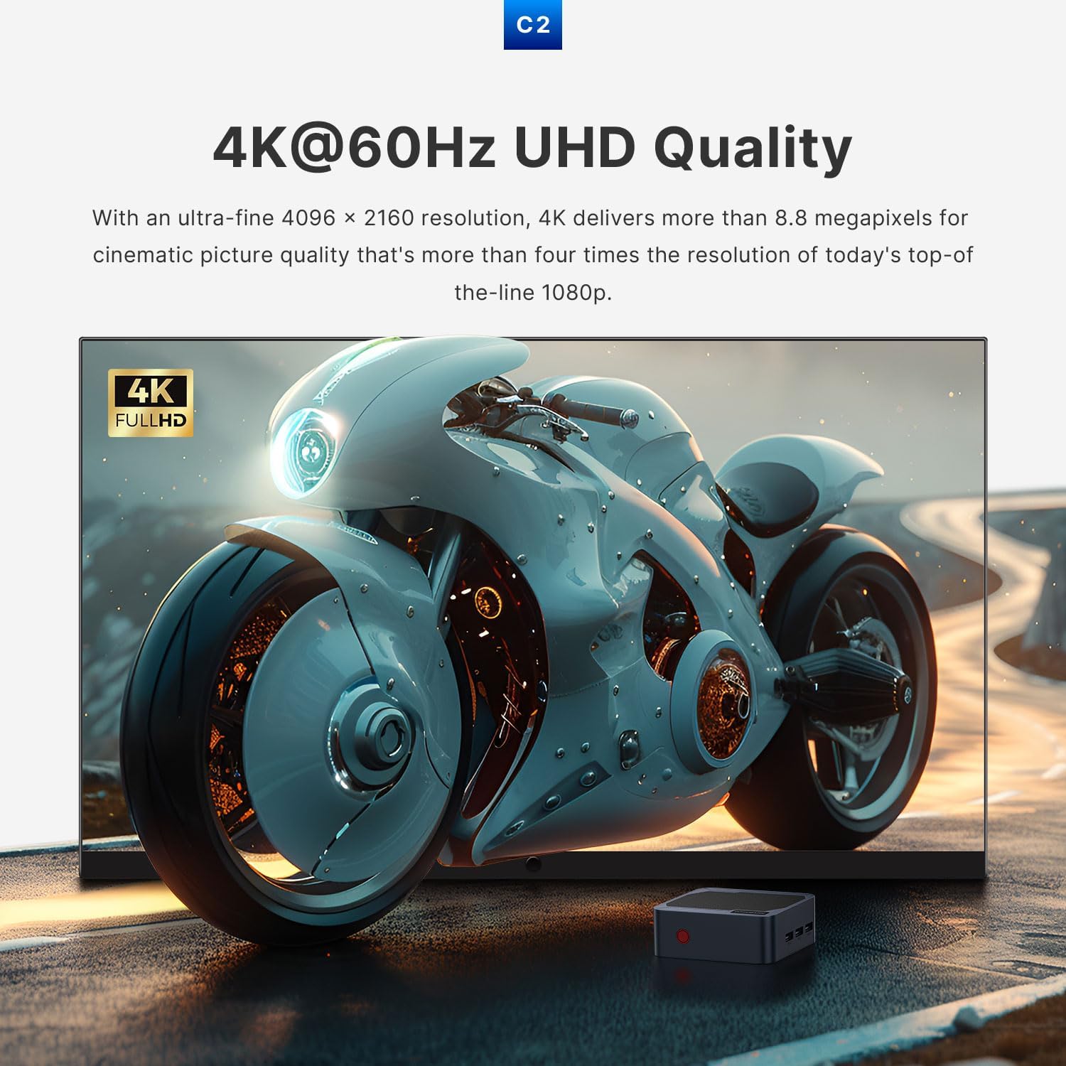 C2 Neo N95 Mini PC | Dual 1GbE LAN | 12GB LPDDR5 | 512GB PCIe NVMe SSD | 4K Triple Display, WiFi 5/BT5.0/USB3.2x3, 11 Pro OS Mini Desktop for Firewall/NAS/Home