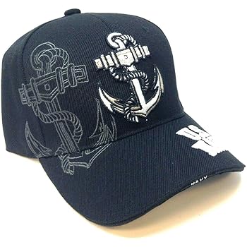 navy anchor hat