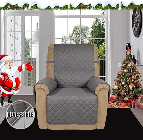 Miniatura 2 de Easy Going - Funda de sofá reclinable reversible para sofá protector de muebles resistente al agua con correas elásticas Ideal para mascotas