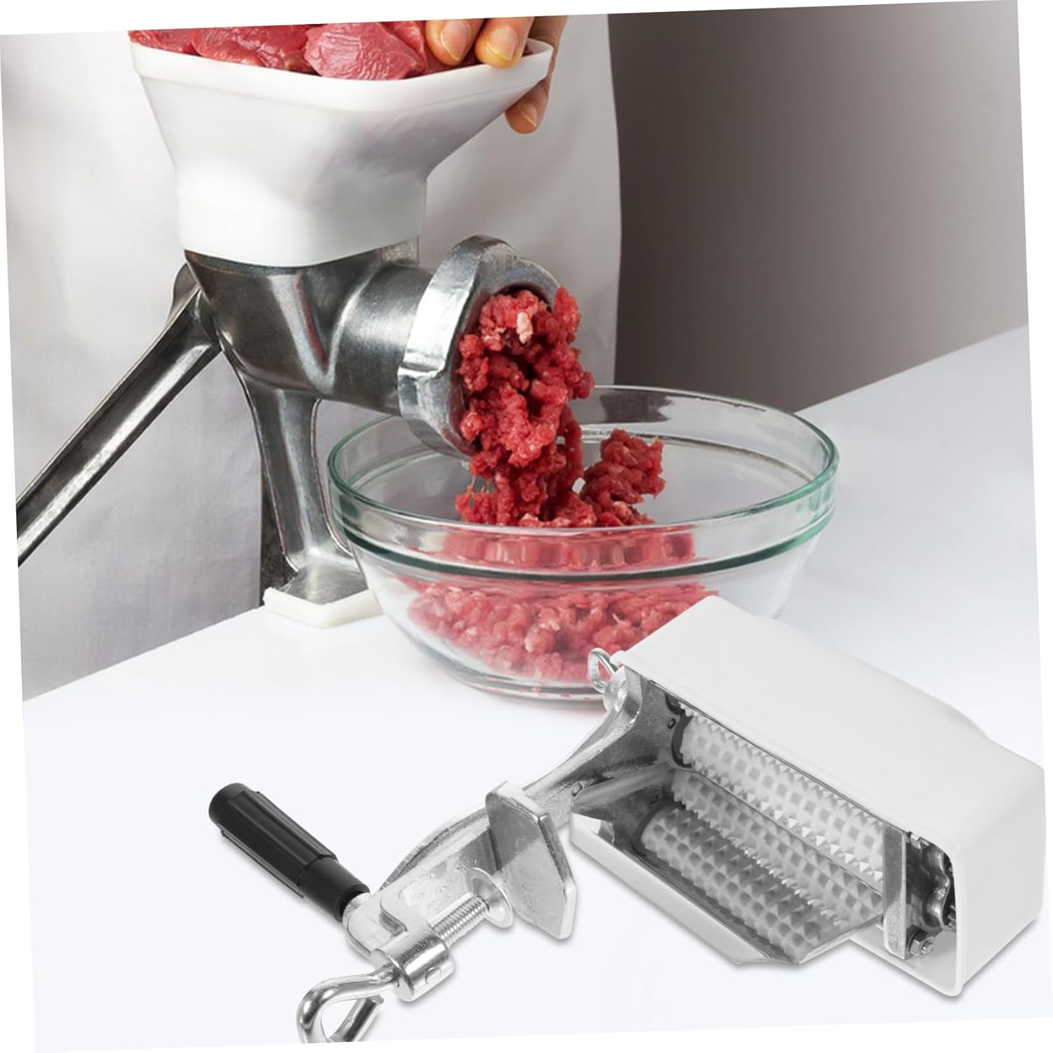 Alipis Metal Meat Tenderizer Tool Cuber for Steak Pork Chicken Effortlessly Tenderize with Sharp Needles Kitchen Helper for Marinade Penetration