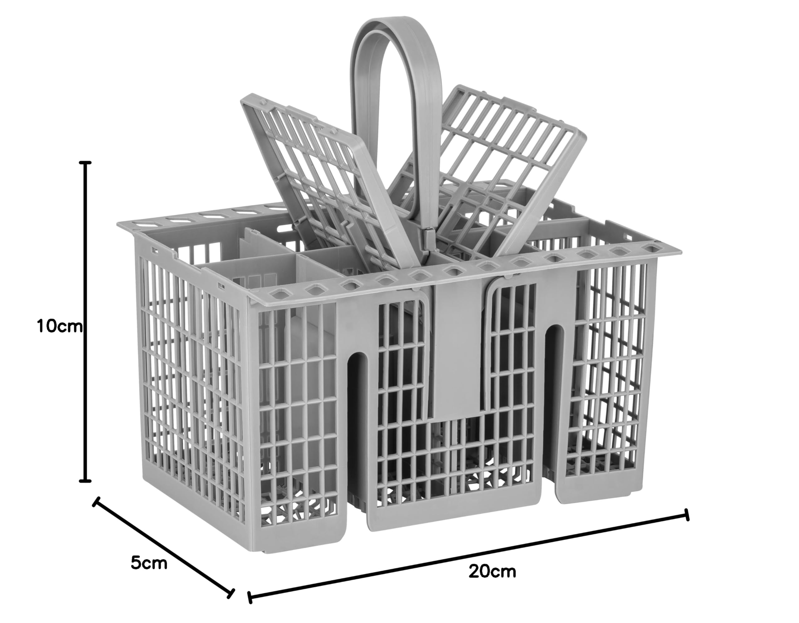 Kosz na Sztućce do Dolnego Kosza 22,5 x 21 x 16 cm Hotpoint, Indesit, Whirlpool, Bauknecht, Ikea 488000386607, 99673-8729, C00257140, C00386607 - Kosz na Naczynia do Zmywarki