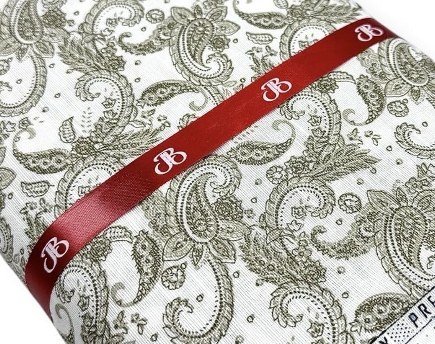 Image of JHABAK'S Unstitched 100% Pure Cotton Shirt Fabric for Men - Shirt Fabric & Kurta Material