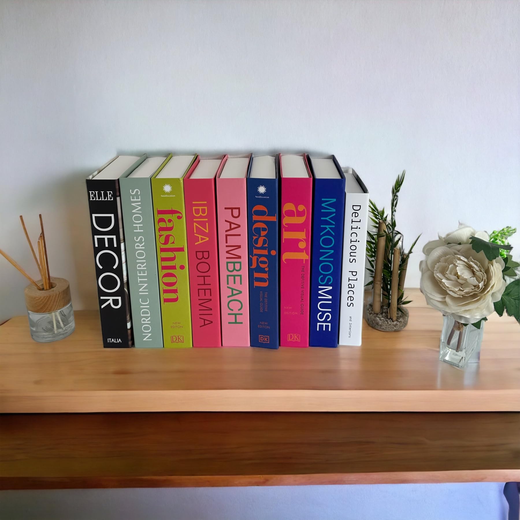 3Pcs (Ibiza/Mykonos/Palm Beach) Decorative Bookset - Faux Books