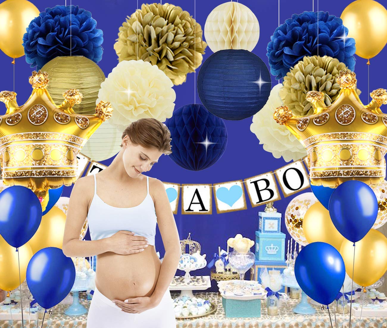 Amazon Com Royal Prince Baby Shower Decorations With Crown Mylar Balloons It S A Boy Banner And Royal Prince Baby Shower Water Bottle Labels Wrappers Boundle Home Kitchen Amazon Com Royal Prince Baby Shower Decorations With Crown Mylar Balloons It S A Boy Banner And Royal Prince Baby Shower Water Bottle Labels Wrappers Boundle Home Kitchen