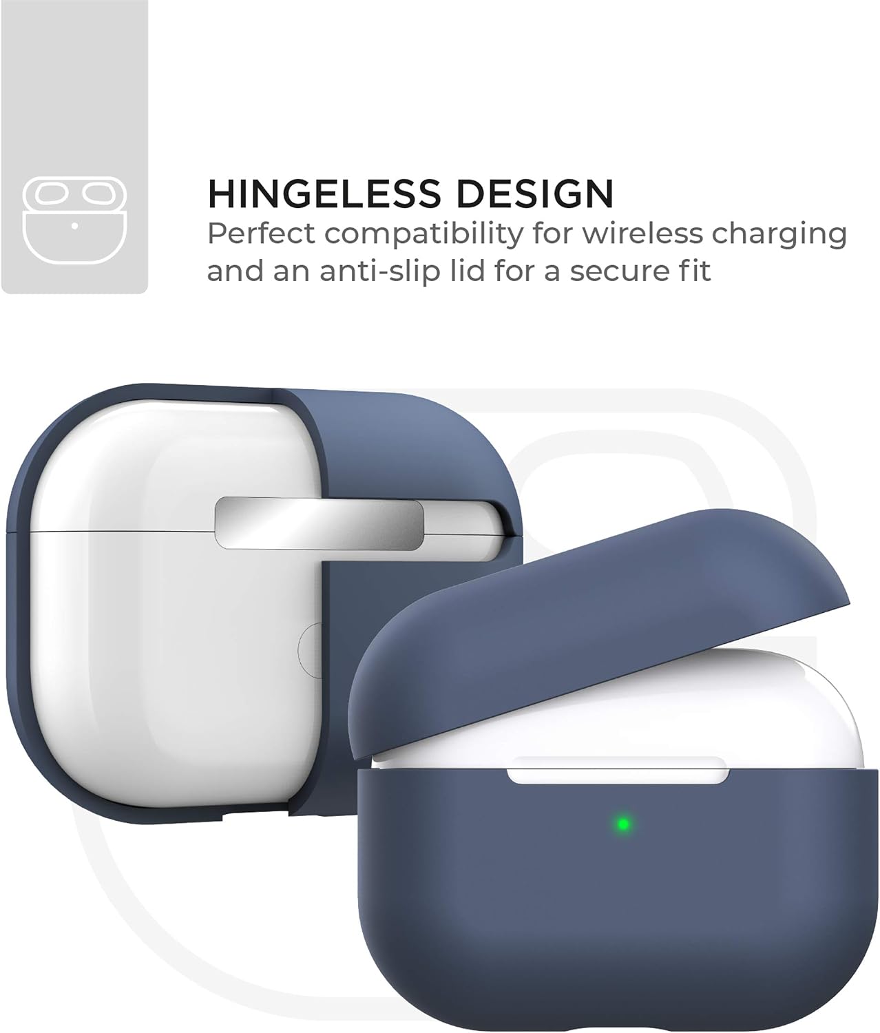 Proof Labs AirPods Pro Case Cover Protective Silicone (Navy Blue)