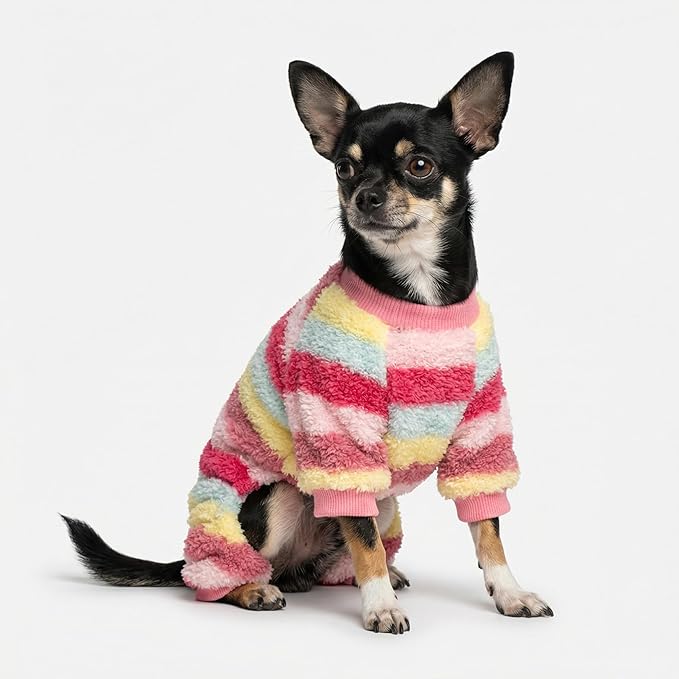 Pijama Polar Tiras Perro Pequeño Fitwarm Talla Mediana miniatura 2