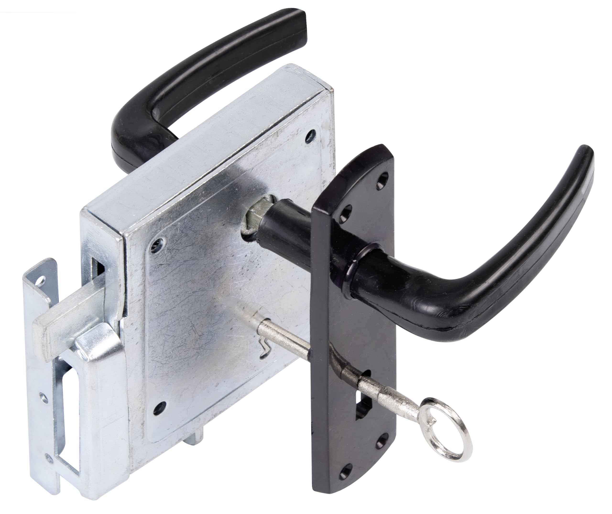 Gah-Alberts 214845 Case Lock Galvanised BB Perforation with Night Latch