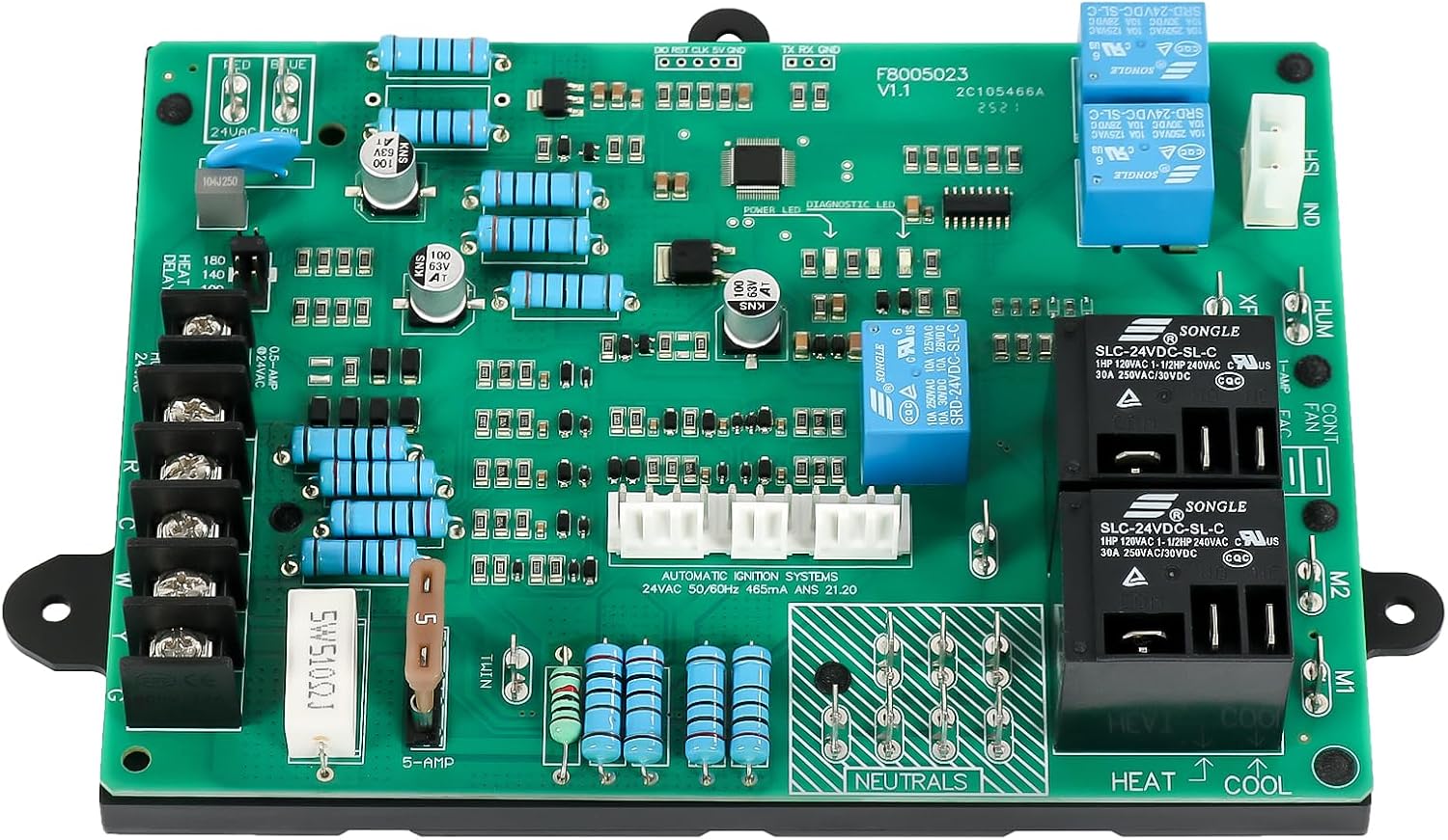 Upgraded Replacement Furnace Control Board Compatible 359AAV036060AAAA, 58HDX060 10112, 58HDX080 10112 Integrated Furnace with Replace#HK42FZ018 CEPL130590-01