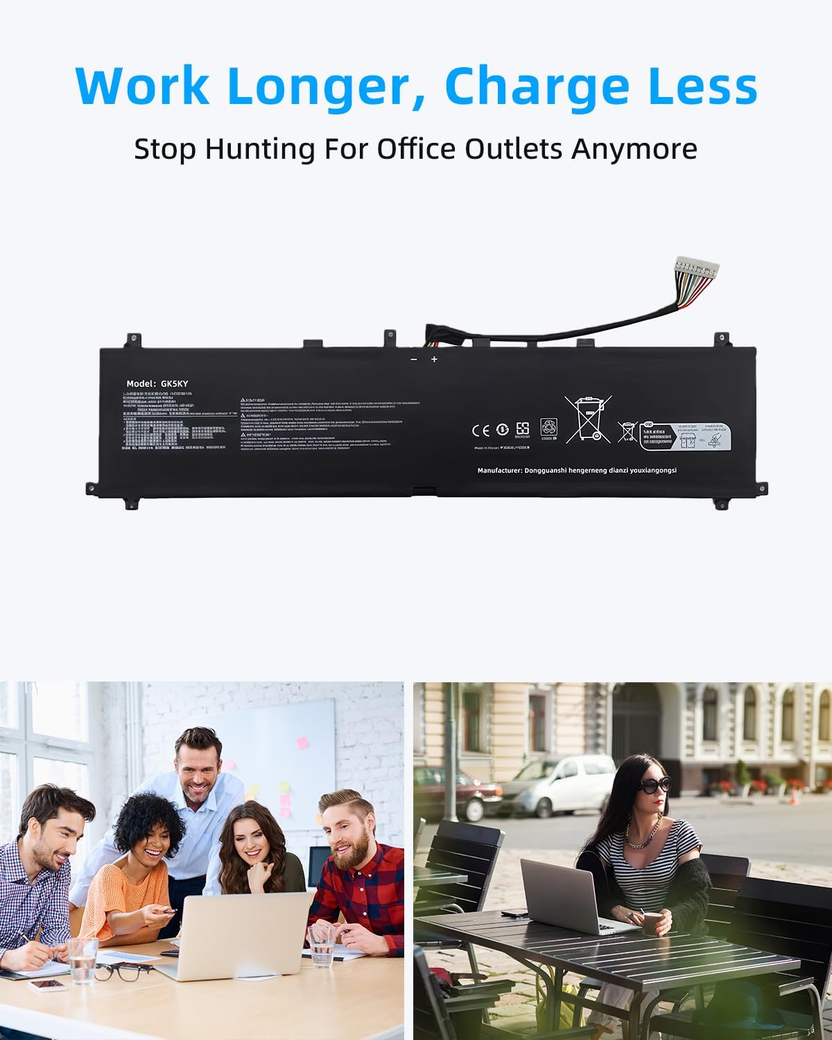 99.99Wh BTY-M6M3 Laptop Battery Replacement for MSI MS-15M1 15M2 MS-17S1 17S2 GE68H High Performance