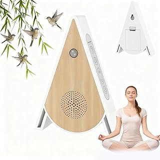 Singing Bird Box, Nature Sound Box with Motion Sensor,Bird Sounds Speaker, Ambient Noise Birds Chirping Songs,Relaxing Tool for Bathroom Spa, Guest, Toilet