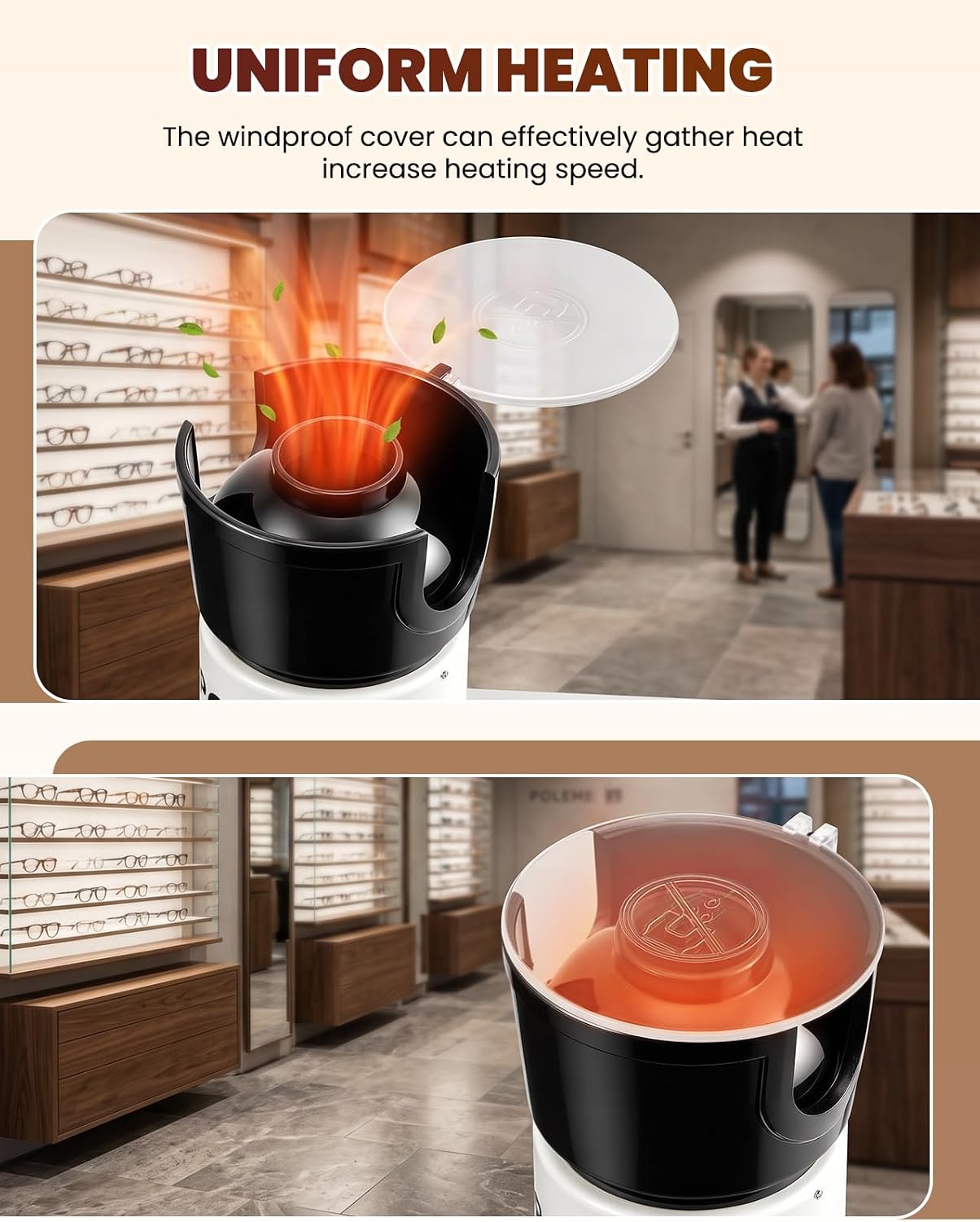 Eyeglass Frame Warmer – Adjustable 122–212°F Hot Air Eyeglasses Frame Heater for TR90 & Plastic Frames, Precision Optical Heating Tool Frame Heating Adjuster with 2 Heat Modes, 110V US Plug