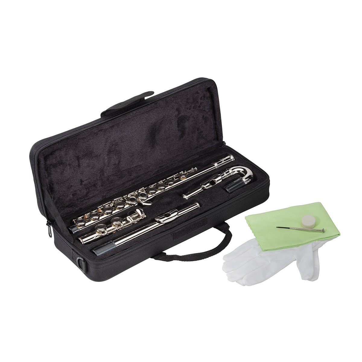 SOUNDSATION SFLC-10 - Flauto traverso in Do silver plated