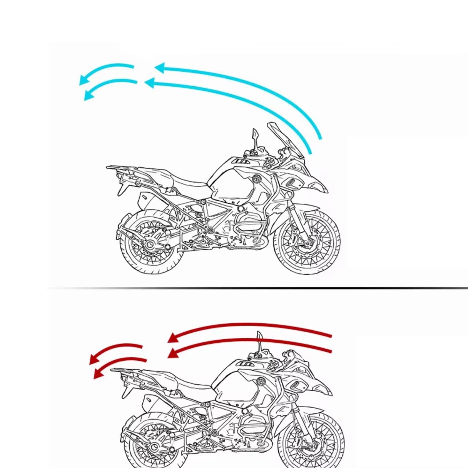 Compatible Avec Yamaha Pour MT07 Pour MT09 Housses De Pare-brise Moto Déflecteur Vent Réglable Pièces D'écran Avant