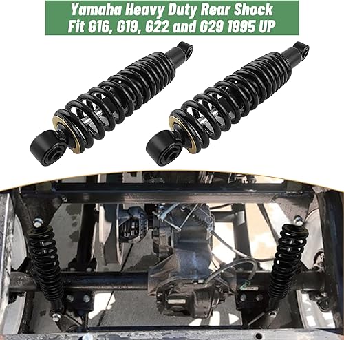 Miniatura 5 de Yamaha - Amortiguador trasero resistente con ramitas para Yamaha Gas y Electric G14, G16, G19, G20, G22 y G29, modelos de carrito de golf OEM