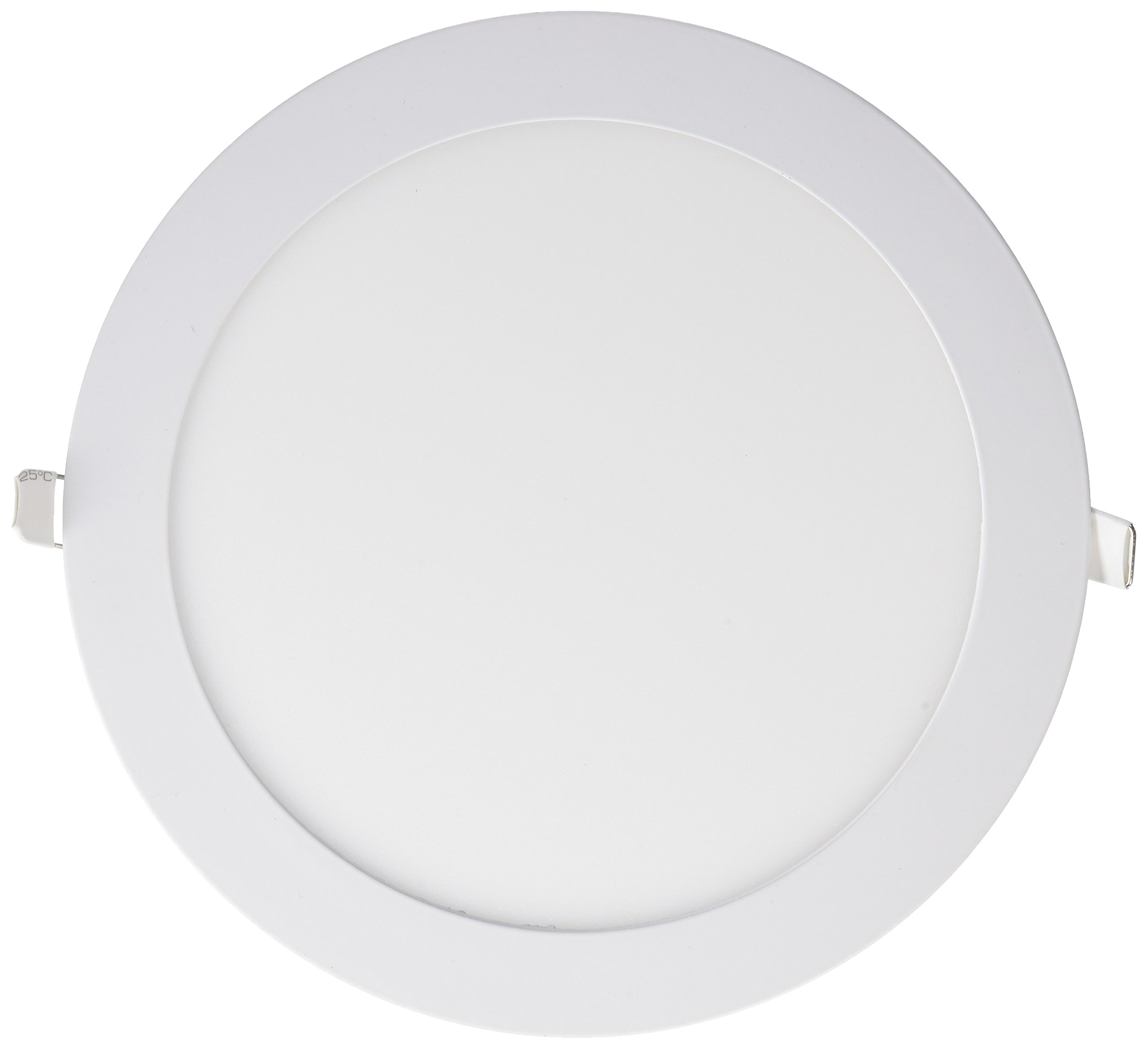 wonderlamp Downlight LED redondo extraplano blanco 18W. 1480 lm. Luz fría (6000°K). 30.000H.