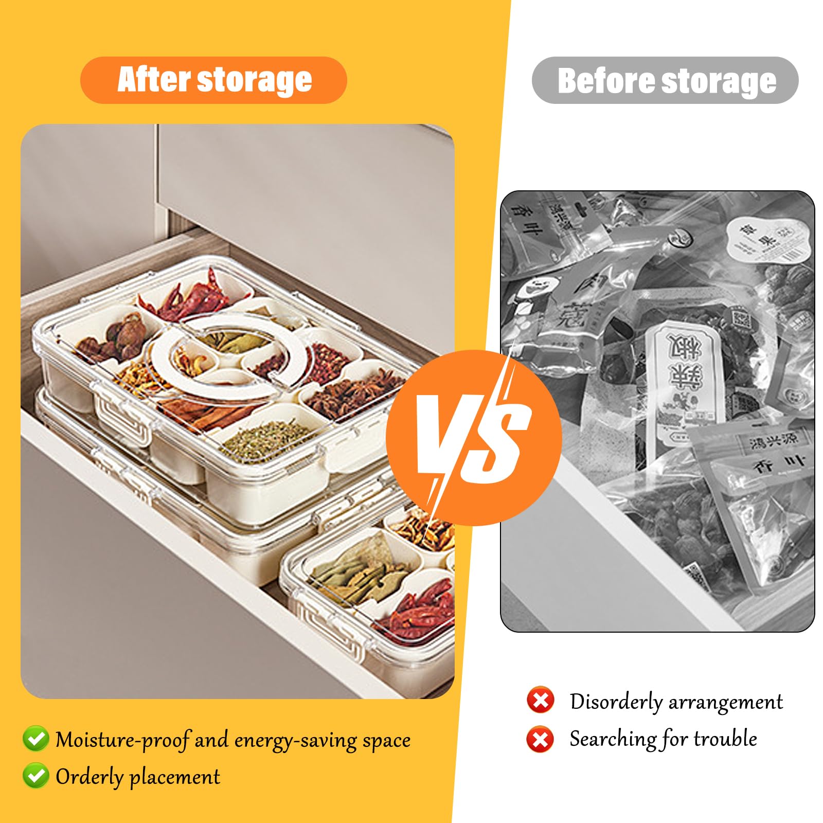 Boîte à Collation Portable Réutilisable, Boîte D'emballage De Collations - Maison