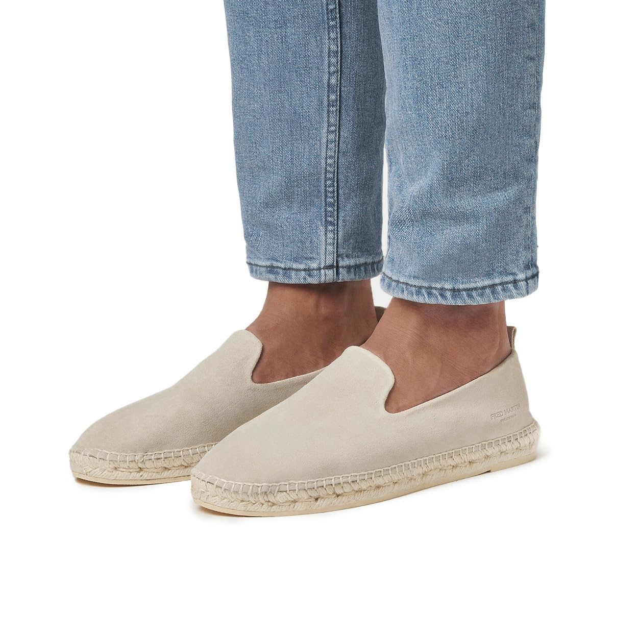 Fred Martin Collection, Alpargata de Ante con Suela de Yute y Forro en Piel para Hombre