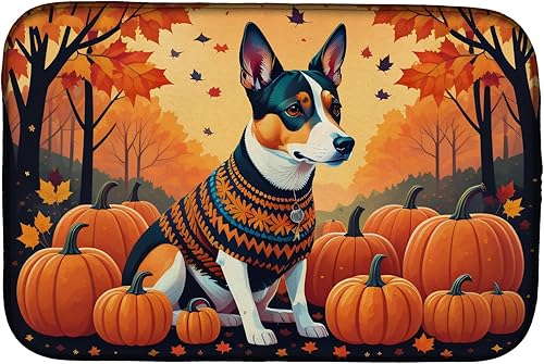 Miniatura 80 de Caroline's Treasures DAC1072DDM Shiba Inu - Tapete de secado de platos absorbente para encimera de cocina, tapete escurridor de platos para SHIBA