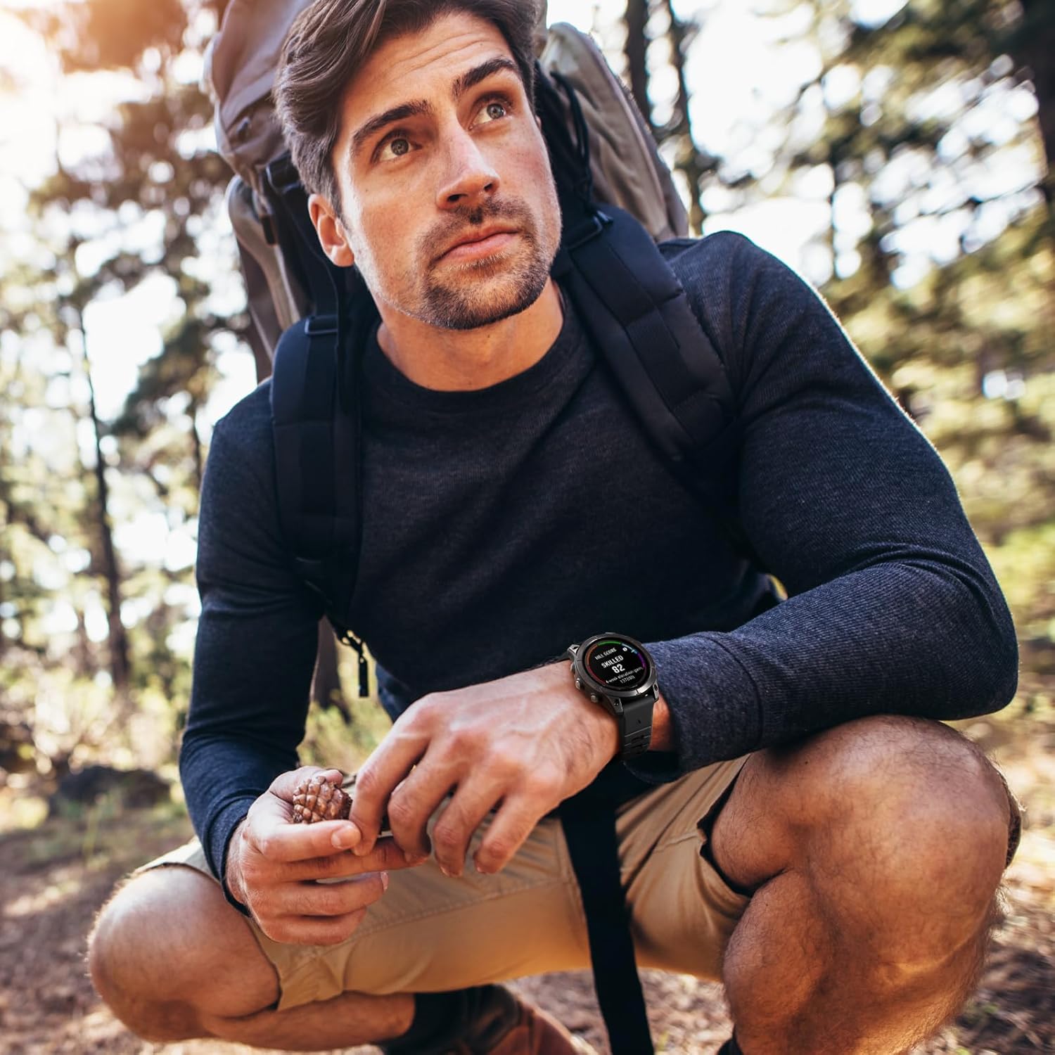 Quickfit 26mm Band Replacement Compatible with Garmin Fenix 8 51mm 7X 6X 5X Watch, Soft Silicone Sport Strap Also for Fenix 3 HR/Instinct 2X Solar 3 50mm /Enduro/Quatix/Tactix/Epix Pro 2