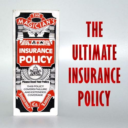 Póliza de seguro del mago clásico Stage Street Pocket Tarjetas reales Truco de magia