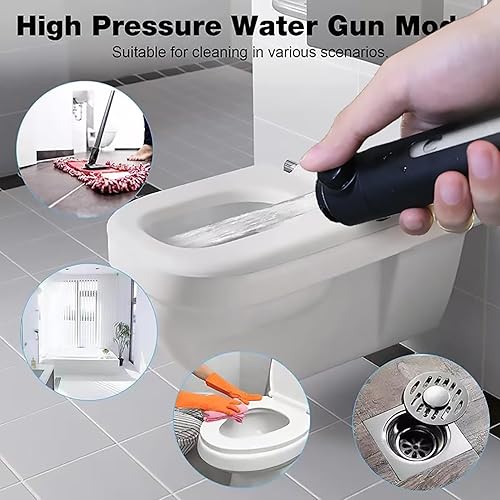 Miniatura 5 de Cabezal de ducha de mano de alta presión, cabezal de ducha de alta presión, alto flujo incluso con baja presión de agua, juego de cabezal de ducha