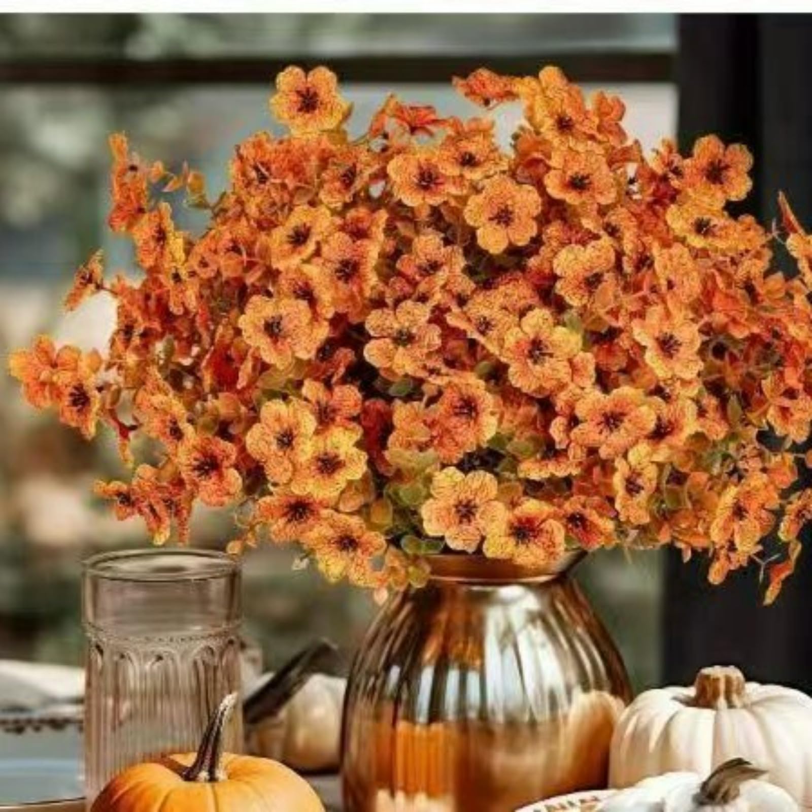 Bouquets de lavande artificielle pour centre de table de Thanksgiving et Noël