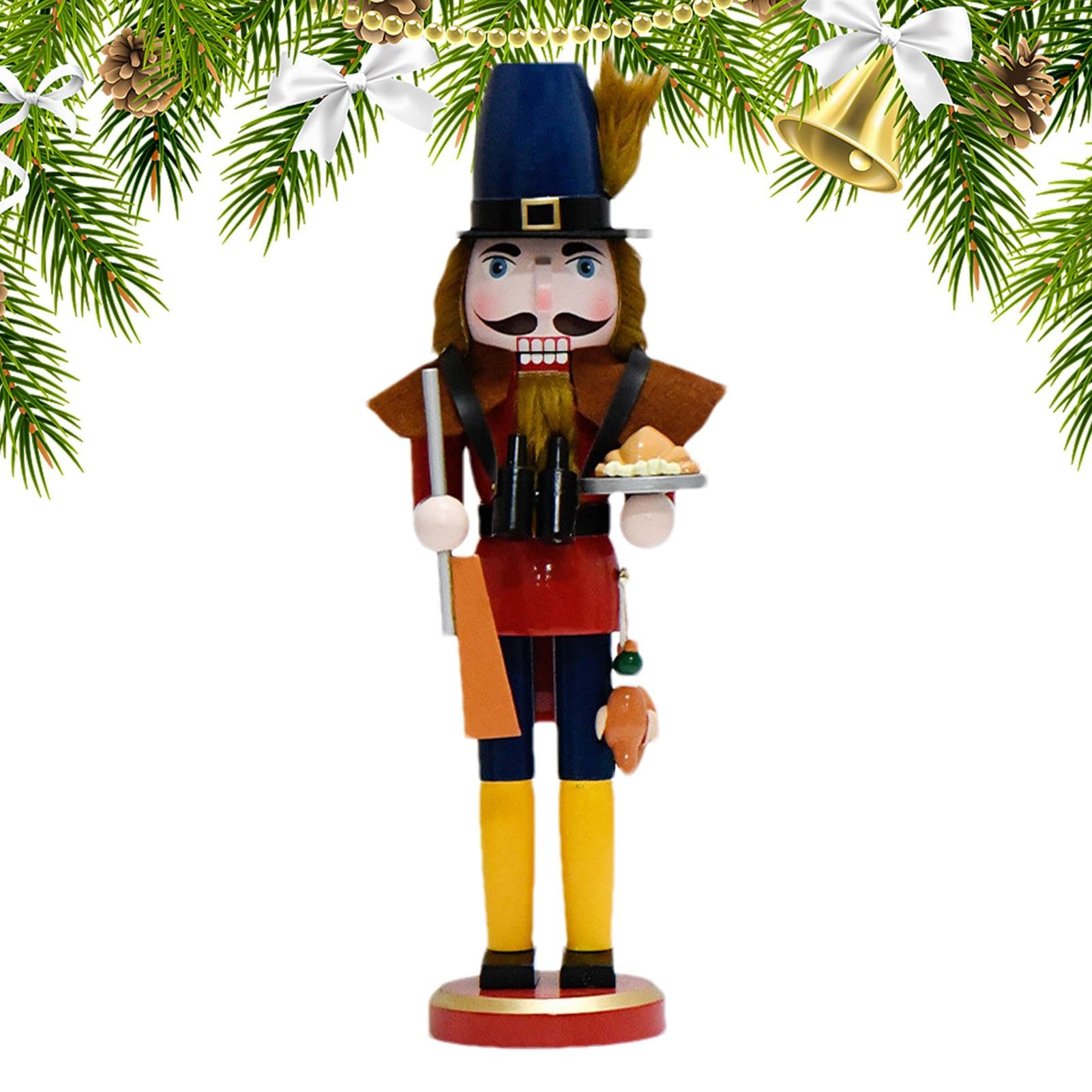 Jouet de marionnette casse-noisette de 15 pouces, le cadeau en bois idéal pour Thanksgiving