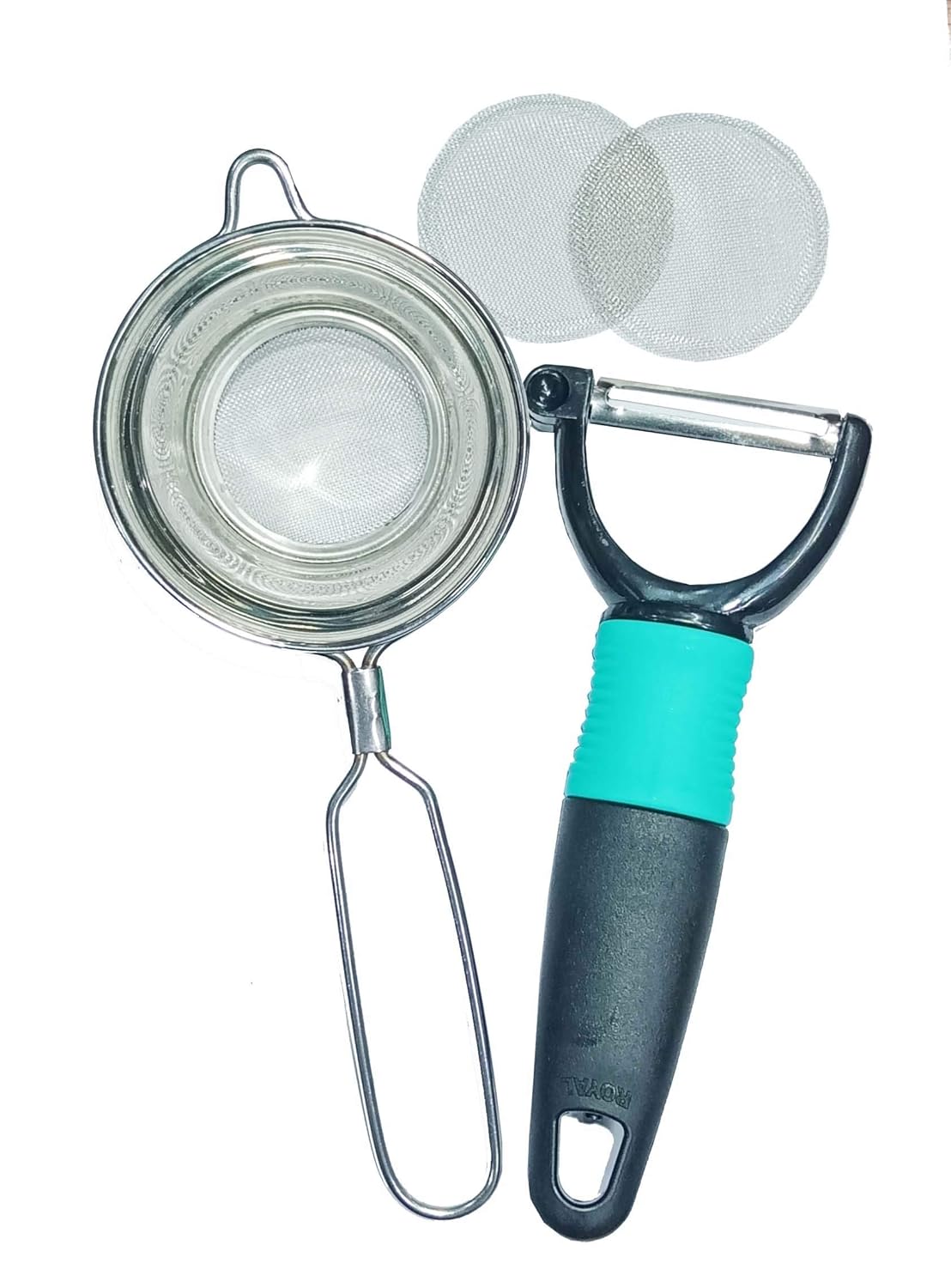 Buy Stainless Steel 4 in 1 interchangable strainers for Flour Wheat