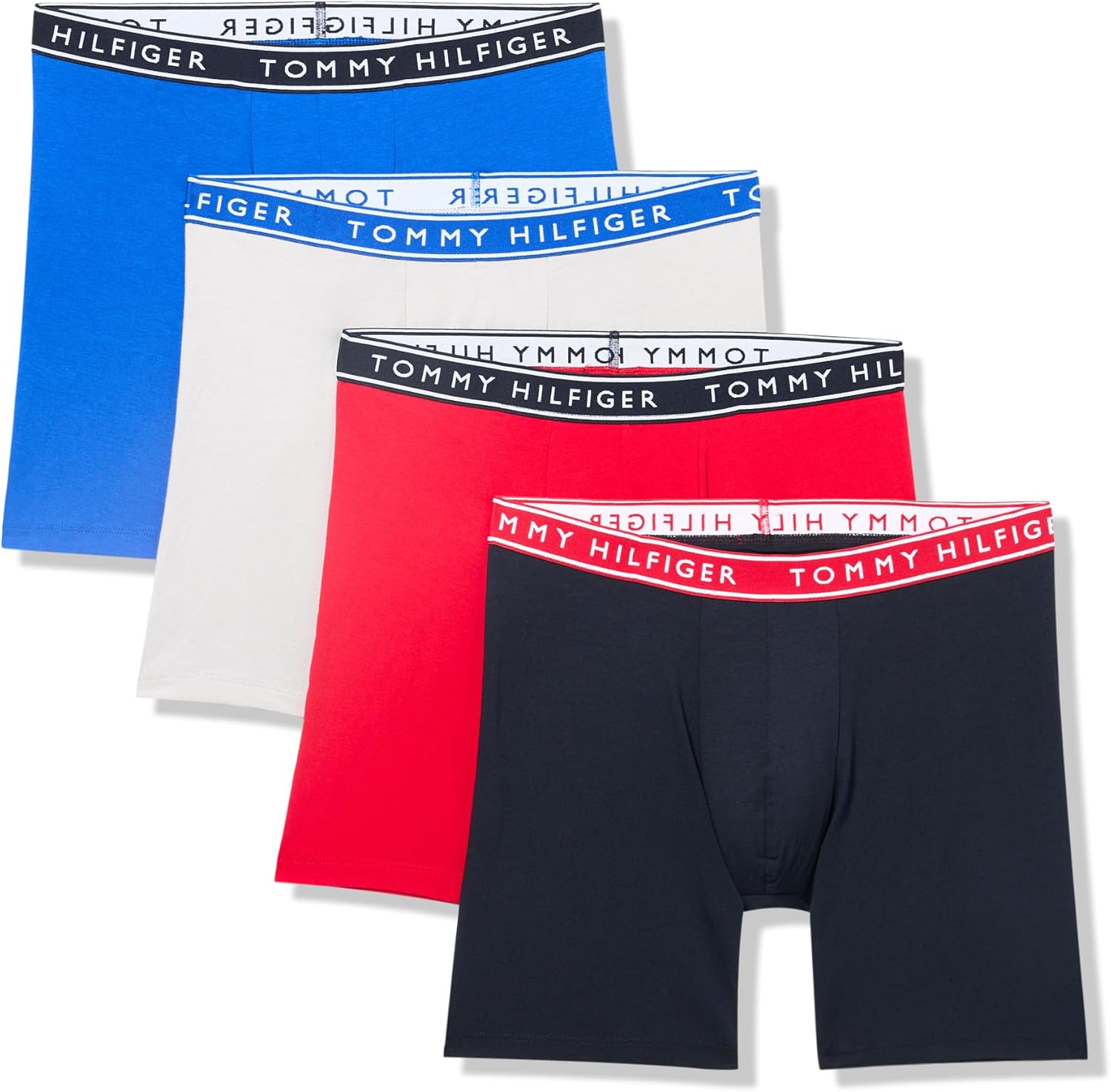 Tommy Hilfiger Men's Cotton Stretch 4-Pack Boxer Brief