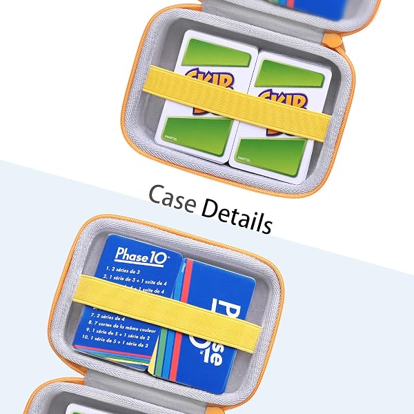 XANAD etui Sac de Transport pour 400+ Jeux de Cartes, Convient pour Pokemon Skip Bo Uno, Protection et Rangement (Vert) - 3