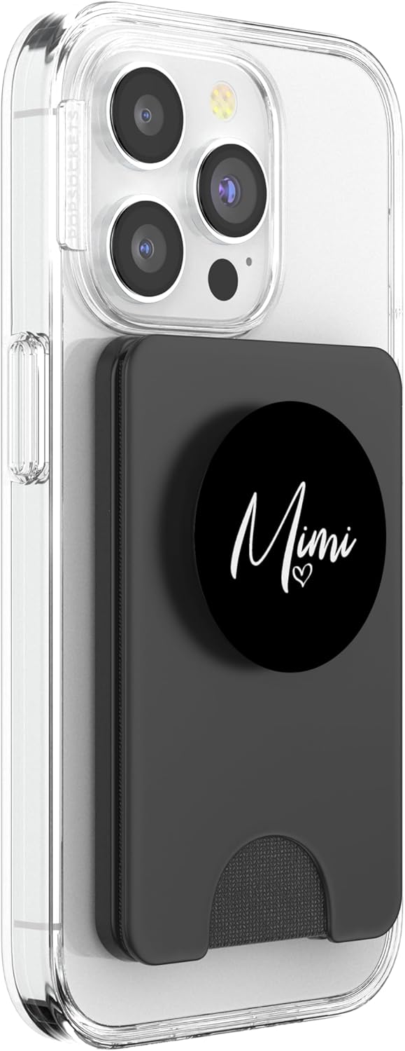 Mimi Heart Grandma Women Christmas Mother's Day PopSockets PopWallet for MagSafe