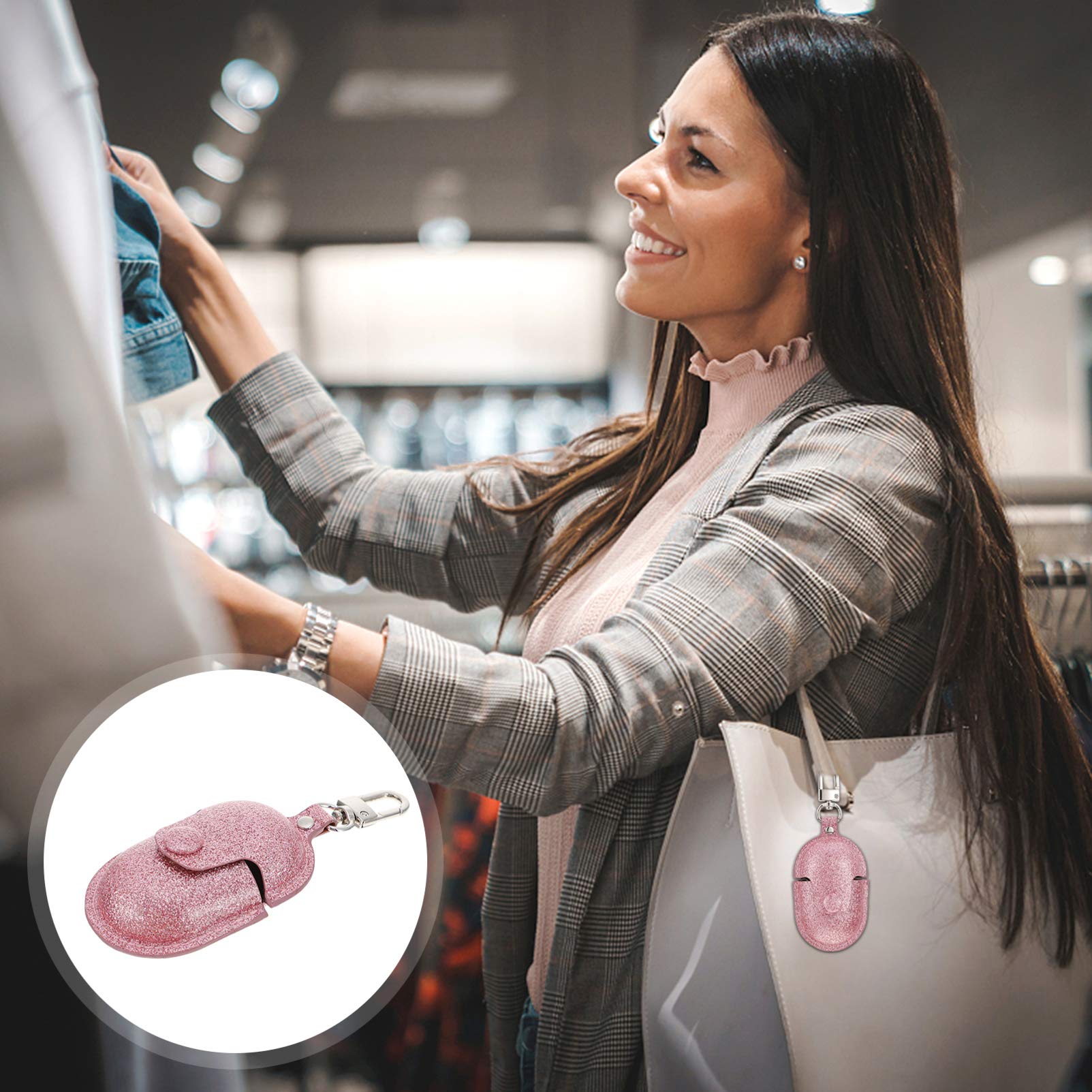 Custodia Protettiva Glitterata Con Diamanti Per Cuffie Wireless – Bianca, In PC, Resistente E Elegante Per Scuola E Viaggi