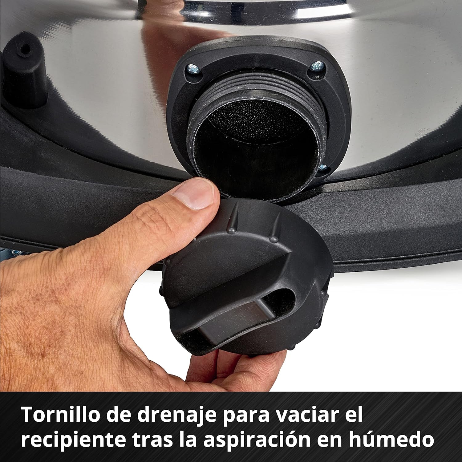 Einhell Aspirador en seco y húmedo con batería TE-VC 36/30 Li-Solo | PXC | 36 V | depósito 30 l | 150 mbar | 2 modos aspiración | manguera aspiración de 2,5 m | filtro y boquillas | Sin batería