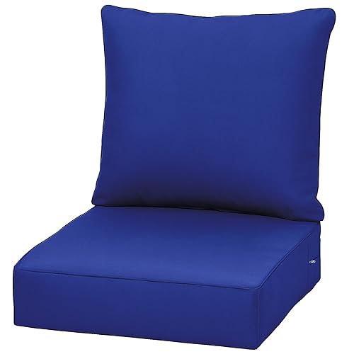 Outdoor Cushion High Elastic Sponge Filling,Patio Deep Seat Cushions Waterproof