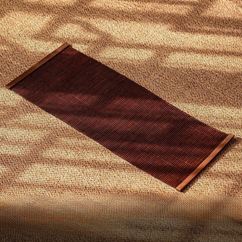 Tapis de table en bambou étanche pour cuisine et repas de famille