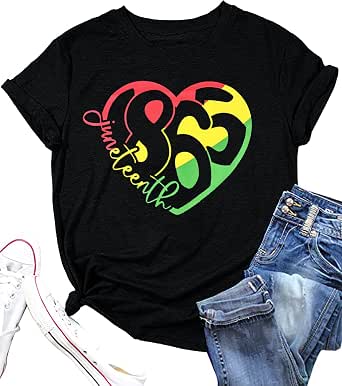 Juneteenth Breaking Every Chain Shirt, Black American Freedom Tshirt...