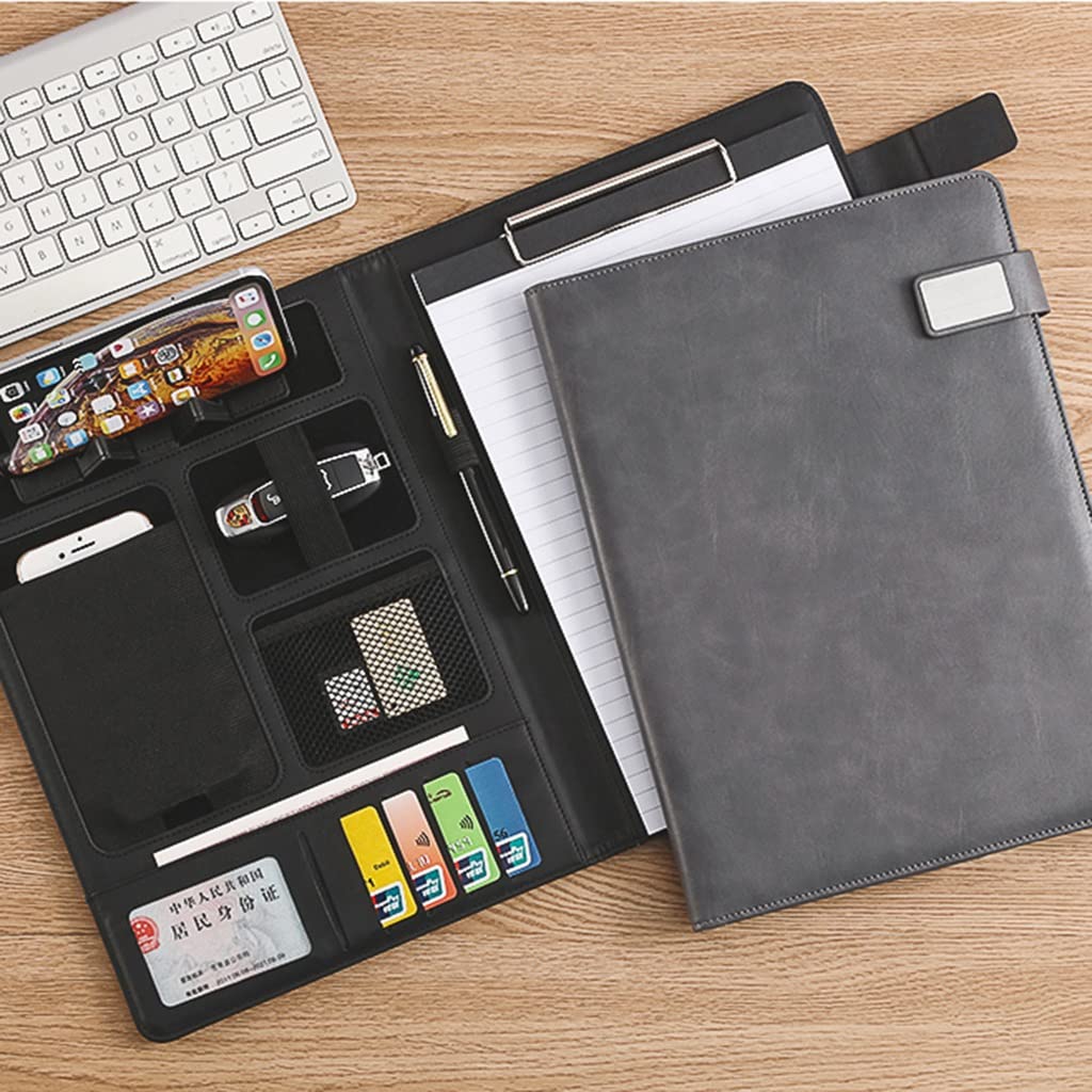 Teczka konferencyjna A4 teczka na dokumenty z klipsem teczka portfolio organizer biznesowy organizer konferencyjny organizer na notebook etui na tablet etui prezentacyjne miejsce do przechowywania
