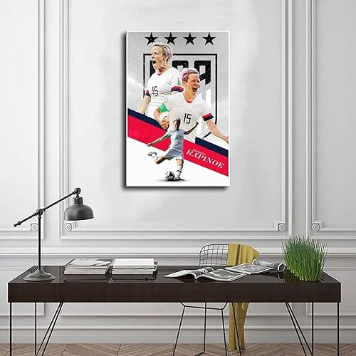 Miniatura 3 de Megan Rapinoe - Póster de fútbol americano, 1 póster en lienzo para decoración de dormitorio, paisaje deportivo, oficina, habitación, póster