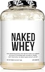 NAKED WHEY 5LB 100% Grass Fed Whey Protein Powder - 1 Undenatured, Bulk, Unflavored - GMO, Soy, and Gluten Free - No Preservatives - Stimulate Muscle Growth - Enhance Recovery - 76 Servings