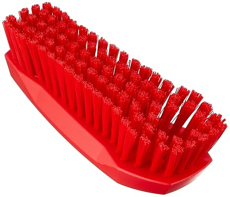 Vikan 38904 Brush,Scrub,Stiff,8,PP/PBT,Red