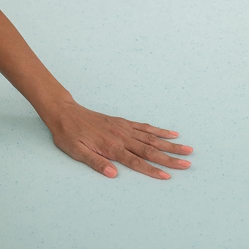 Miniatura 6 de Beautyrest Thermagel - Cubrecolchón de espuma viscoelástica para aliviar la presión, tamaño Queen, 2 pulgadas, color azul