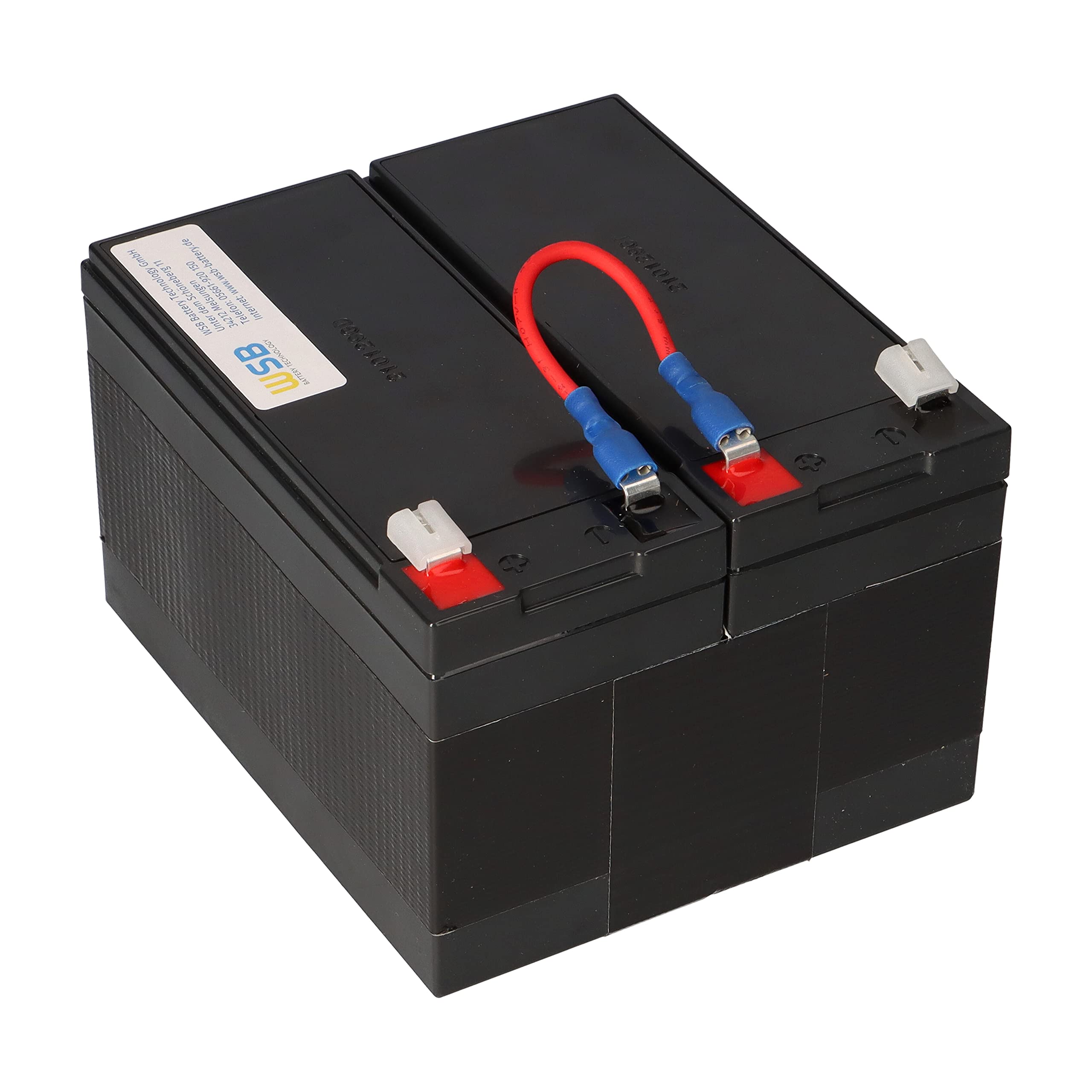 Akku Kompatibel APC Back UPS RS 1200 1500 Ersetzt RBC109 - Akku UPC - Langlebig - Wartungsfrei - Zuverlässig - Ersatzakku