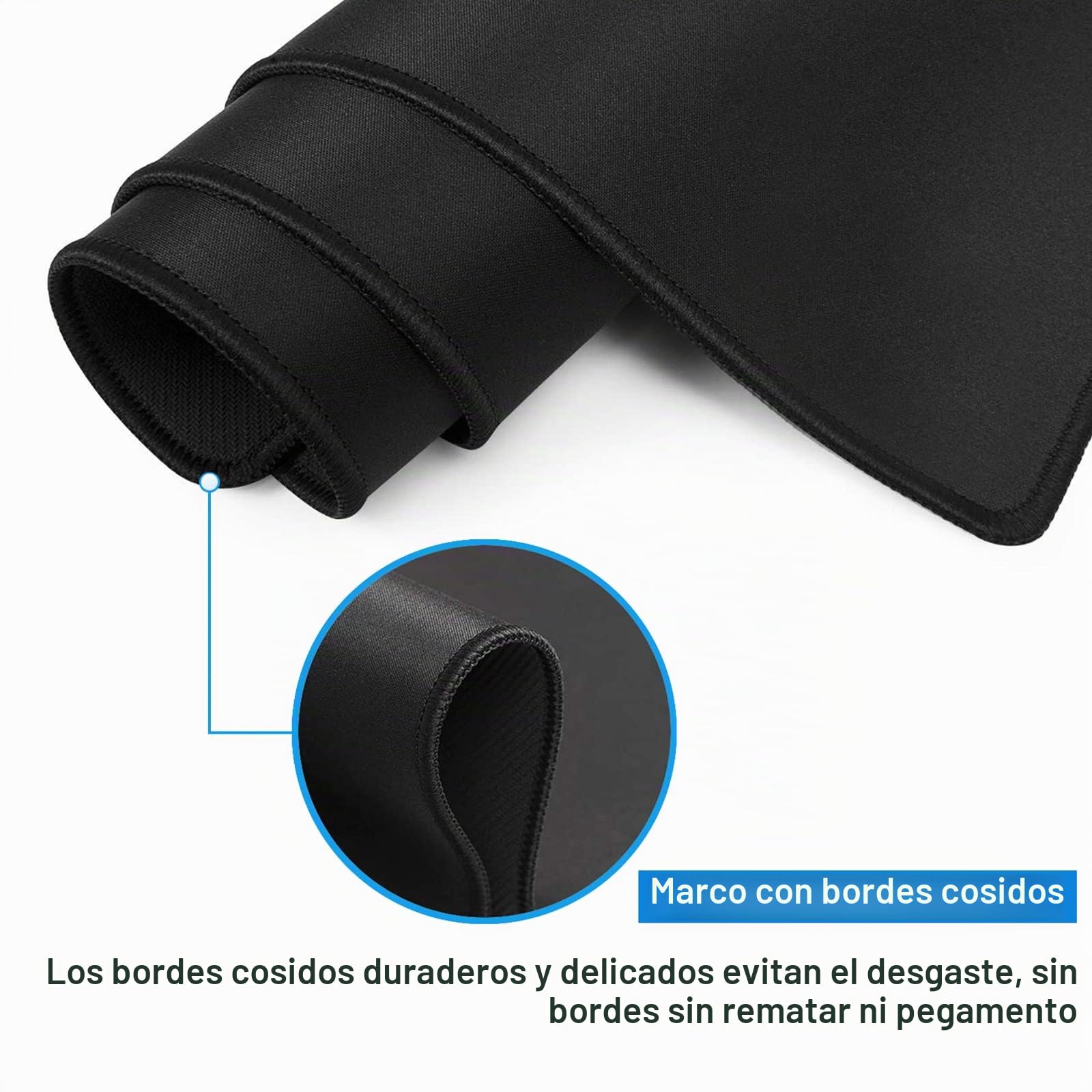 Alfombrilla de mouse grande XXL para juegos The Chosen One, alfombrilla de mouse con base de goma antideslizante, alfombrilla de mouse con marco cosido, alfombrilla de escritorio portátil para teclado