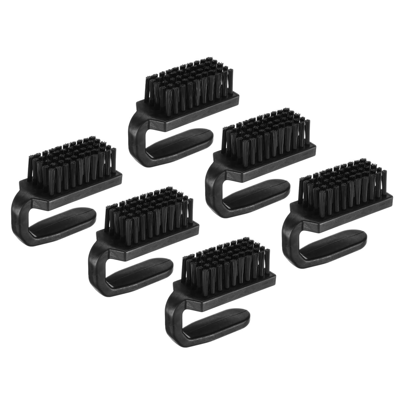 QUARKZMAN 6Pcs Spazzola Antistatica 22X66mm Manico PP Portatile Nylon Pulizia Anti Statico ESD Spazzole Per Elettronica Computer Tastiera Nero