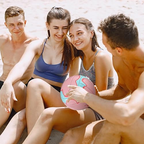 Miniatura 5 de Size 5 Volleyball,Official Soft Indoor Outdoor Volleyballs Sports Training Game Play Ball for Youth, Teenager, Adult